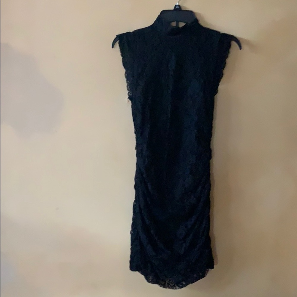 Little black lace dress